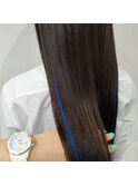#プルエクステ#エクステ#インナーカラー#ブリーチなし