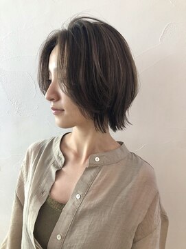 オーク 学芸大学(OAK) ウルフショートボブ☆アッシュグレージュ