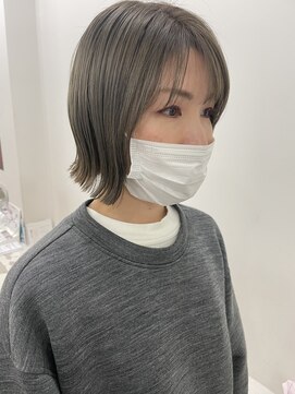 エンドリンク(endlink) グレージュ×パツっとボブ