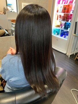 サックスヘアー(Saks hair) ウル艶ストレート[おすすめはイルミナカラー/髪質改善 ]