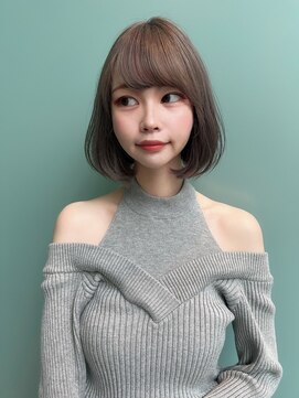 ロンド ロビン 栄(Lond robin) 【Lond robin】河野まい　ボブ/韓国風／前髪　m