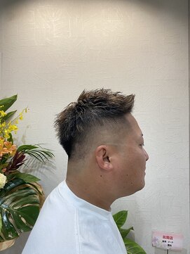 小谷理髪店 ソル(SOL) ジェットモヒカン＋メッシュ＋フェード