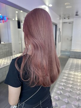 ゲーム 原宿店(GAME) ダブルカラーピンクベージュカラーケアブリーチハイトーン