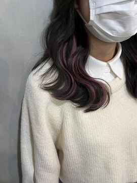 リエコー(RE'ECHO) プルエクステでインナーカラー♪