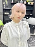 韓国風《ペールピンク》ブリーチ/ケアブリーチ/ダブルカラー