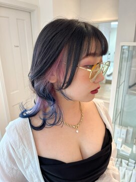 サロウィン 名古屋本山店(SALOWIN) ショートウルフ/インナーカラー/本山/ショートカット/ショート