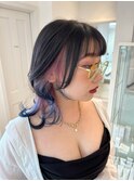 ショートウルフ/インナーカラー/本山/ショートカット/ショート
