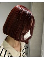 リアン バイ キートス(Lien by kiitos)&nbsp;暖色カラー/韓国風ボブ/ボブ/タンバルモリ/ブリーチなしWカラー