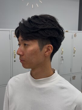 ネイロ 北千住(NeiRo) メンズマッシュ刈り上げ波巻きツイストスパイラルパーマ北千住