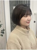 暗髪透明感/大人ショート/ショートボブ