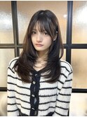 表参道｜小顔レイヤー×艶ロングカット/髪質改善/くびれヘア