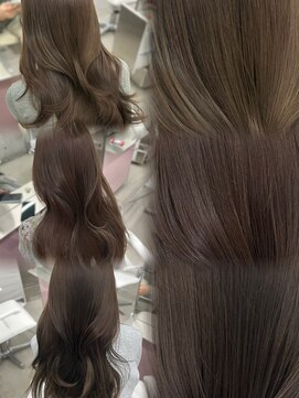 エヌアイ オモテサンドウ(ni omotesando) ブリーチなしダブルカラー♪ 大人気！明るめブラウンカラー