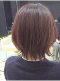 イメチェンショートナチュラルウルフボブ30代40代50代田嶋kｋ