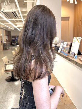 ミリ(mm) レイヤーカット オリーブベージュ カラー 韓国 髪質改善 仙台