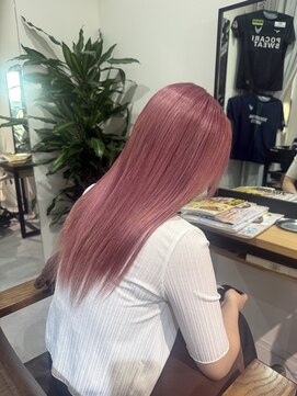 グッドライフヘアー(GOOD LIFE hair) 『 デザインカラー×ペールピンク 』