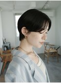 ウェーブショート/セクションカラー/マッシュラインカール