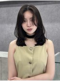 大人可愛いミディアムレイヤー