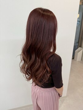 エトレ(etore) ロングレイヤー/キャラメルブラウン/透明感カラー