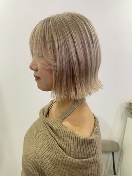 エススウィート 京都駅店(S.SWEET) ハイトーンボブ