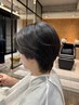 [メンズ限定髪質改善]地毛風の仕上がり・曲がる縮毛矯正+カット