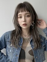 オレロ 国立(olelo) ナチュラルショート/ミルクブラウンダークパープル/ダウンバング