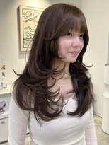 ソピ バイ インビテーション(sopi by invitation)&nbsp;ロングレイヤー×赤み消しベージュ