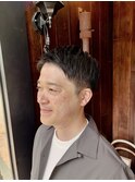 アップバングショート　メンズカット/バーバー/代官山