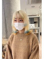 アンドソー 池袋(&so.) ハイトーンカラー/ホワイトブロンド/レイヤーカット/池袋