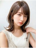 20代30代髪質改善トリートメント×外ハネくびれヘア春カラー