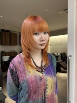 フェイス 石川町 (FACE)&nbsp;レイヤーカットオレンジカラー