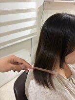 ナジュ 金山(NUJAR)&nbsp;カット+髪質改善ストレート+アメイジアカラー