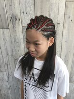 ヘアースペース ムーン(Hair Space MOON) コーンローのヘアーセット