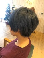 ヘアーサロン リアン 鴻巣店(hair salon Rien) ブルーグレー☆ショートボブ