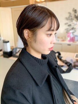 ダリー 発寒南店(Dali) インナーカラーショート/イヤリングカラー◆コンパクトショート