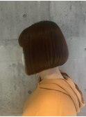 小顔効果抜群ミニボブ