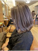 20代30代40代人気◎切りっぱなしボブバレイヤージュ