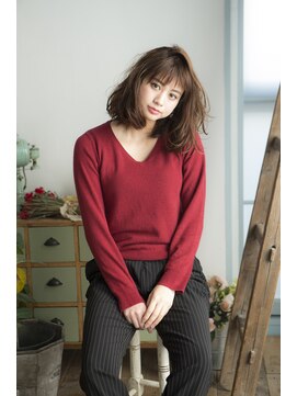 ミエル ヘア 新宿(miel hair) 〈mielhair新宿〉秋カラー　ナチュラルミディ　イルミナ