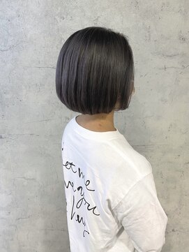 ブロッサム 北浦和店 ミニボブ×ダークアッシュ