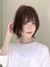 オベリン(Oberin) 小顔可愛いひし形ボブルフ20代30代40代