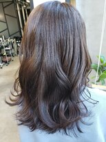 ラフランクリー(la frankly)&nbsp;20代30代/大人かわいい/外ハネボブ/髪質改善/サンドベージュ