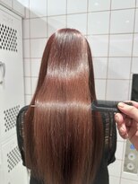 ロンドルーチェ 心斎橋(Lond luce)&nbsp;ダークアッシュ/ミディアムレイヤーカット［髪質改善/縮毛矯正］