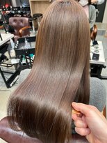 アディクト 東陽町西口(addict)&nbsp;圧倒的ツヤ髪になれる髪質改善＿ベージュ＿ロング［東陽町］