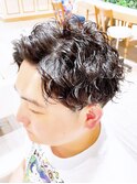 夏のツイストパーマ