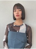 顔まわりレイヤーボブ