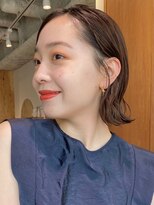 ノイカーム(noi Calm)&nbsp;ショートカットショートボブハンサムショートグレージュカラー