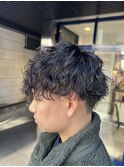 波巻きスパイラルパーマ
