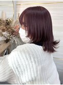 《Kanna》ウルフカット×ラベンダーブラウン/ブリーチ/大宮/韓国