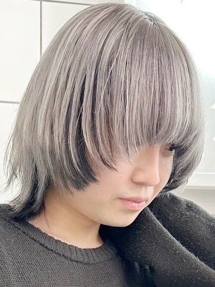 silver wolf×design Black [新宿駅/ウルフ/アッシュブラック