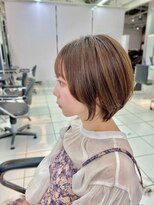 トニーアンドガイ 青山店(TONI & GUY)&nbsp;大人丸みショート　小顔　似合わせカット　ベージュ　イメチェン
