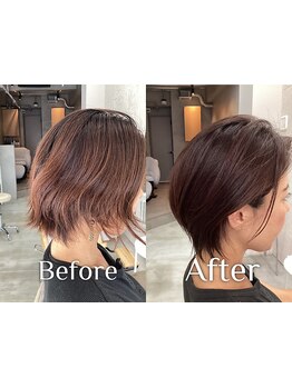 NY発祥のドライカットで美しいシルエットが長持ち♪髪のクセを活かしたスタイルをご提案。